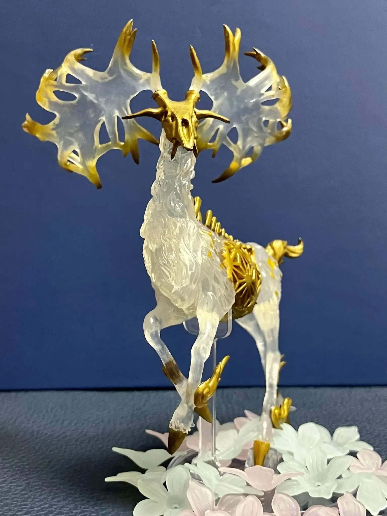 SO-TA Cápsula de juguete, criatura de fantasía, libro ilustrado II Shinroku "SAIRIN", ciervo Divino Kirin, figuras de soporte transparentes para estaciones - imagen 4