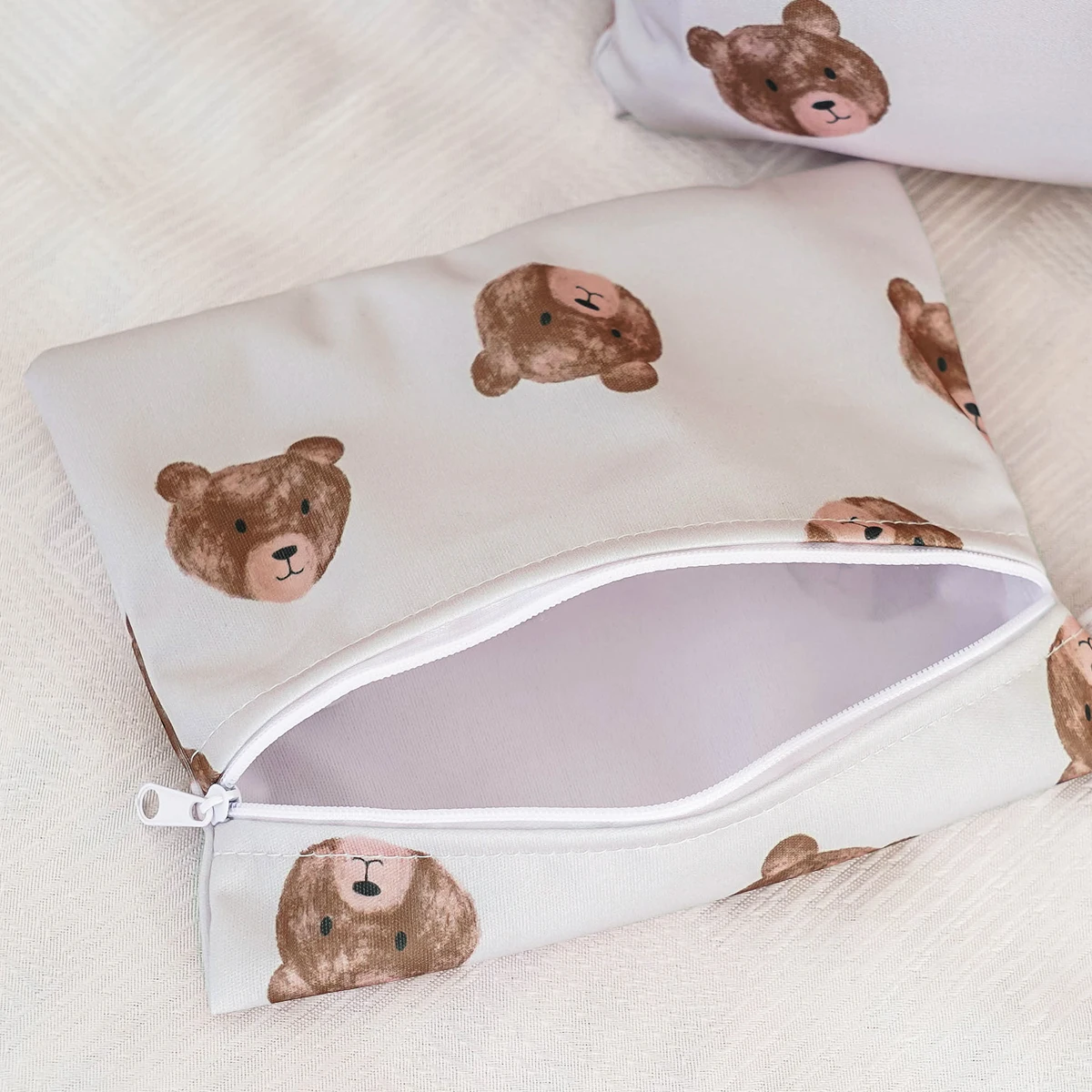 Elinfant 3 uds bolsa seca y húmeda portátil para trajes de baño, bolsas de pañales impermeables para pañales de tela, bolsa de almacenamiento reutilizable lavable - imagen 3