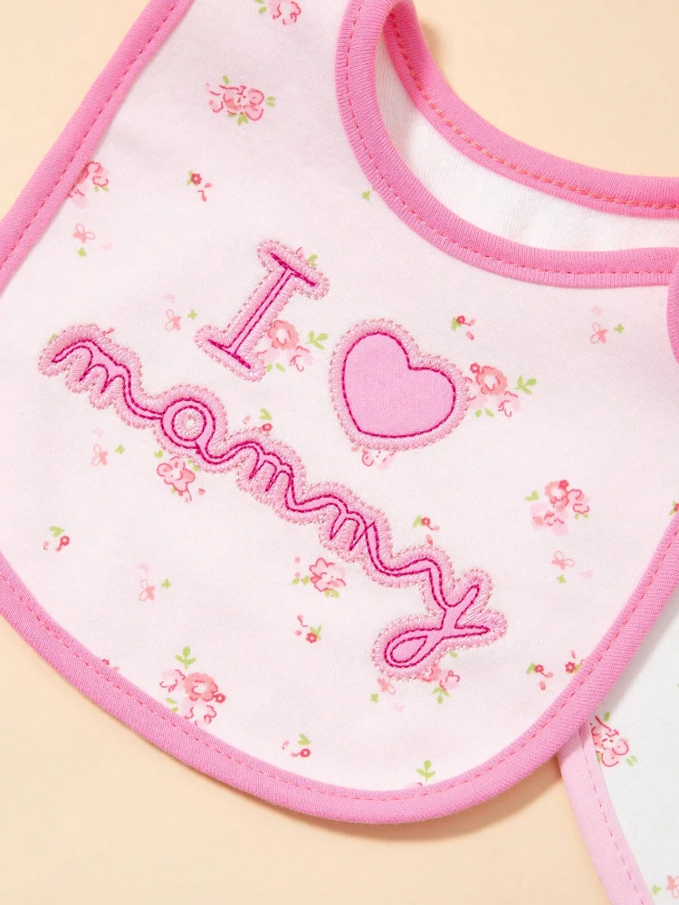 Portabebés en forma de U para niños, 3 piezas, toalla de saliva para recién nacidos, bolsillo impermeable de tres capas - imagen 5