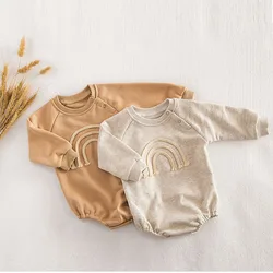 Milancel Body de primavera para bebé niña – Arcoíris holgado y fino