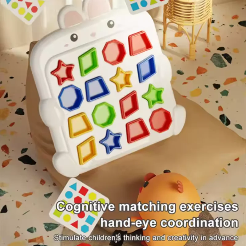 Rompecabezas Montessori de geometría – Coordinación mano-ojo - imagen 4