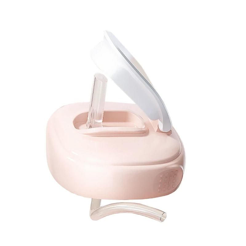 pink with straw