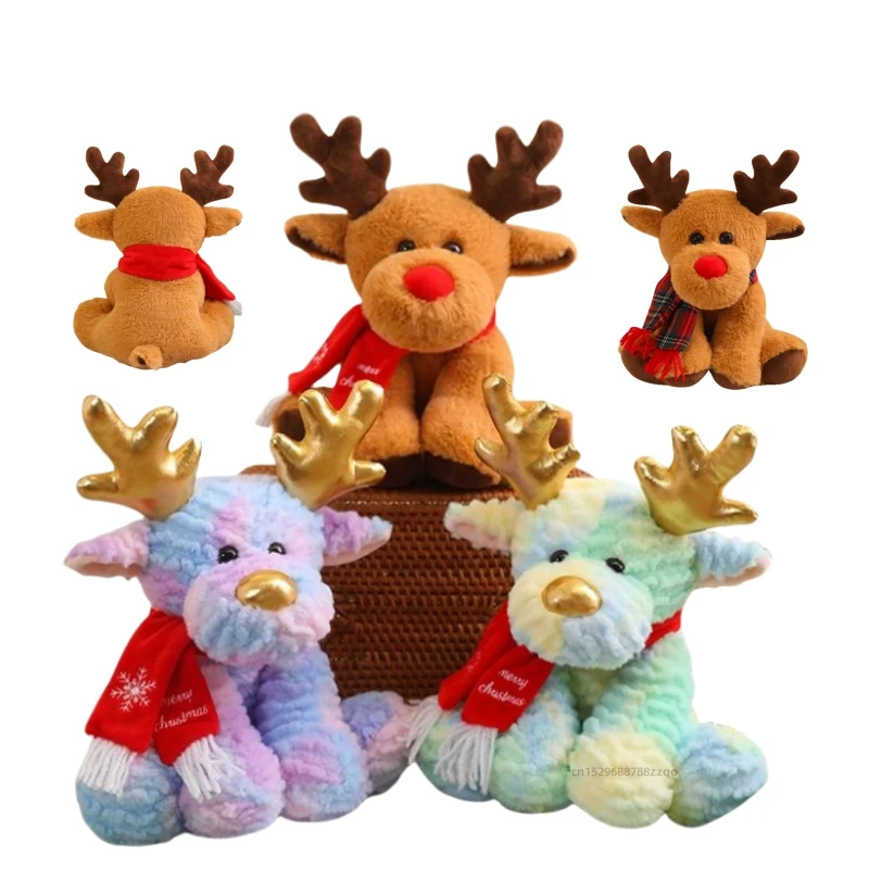 Bufanda infantil de felpa reno – Súper suave para Navidad - imagen 4