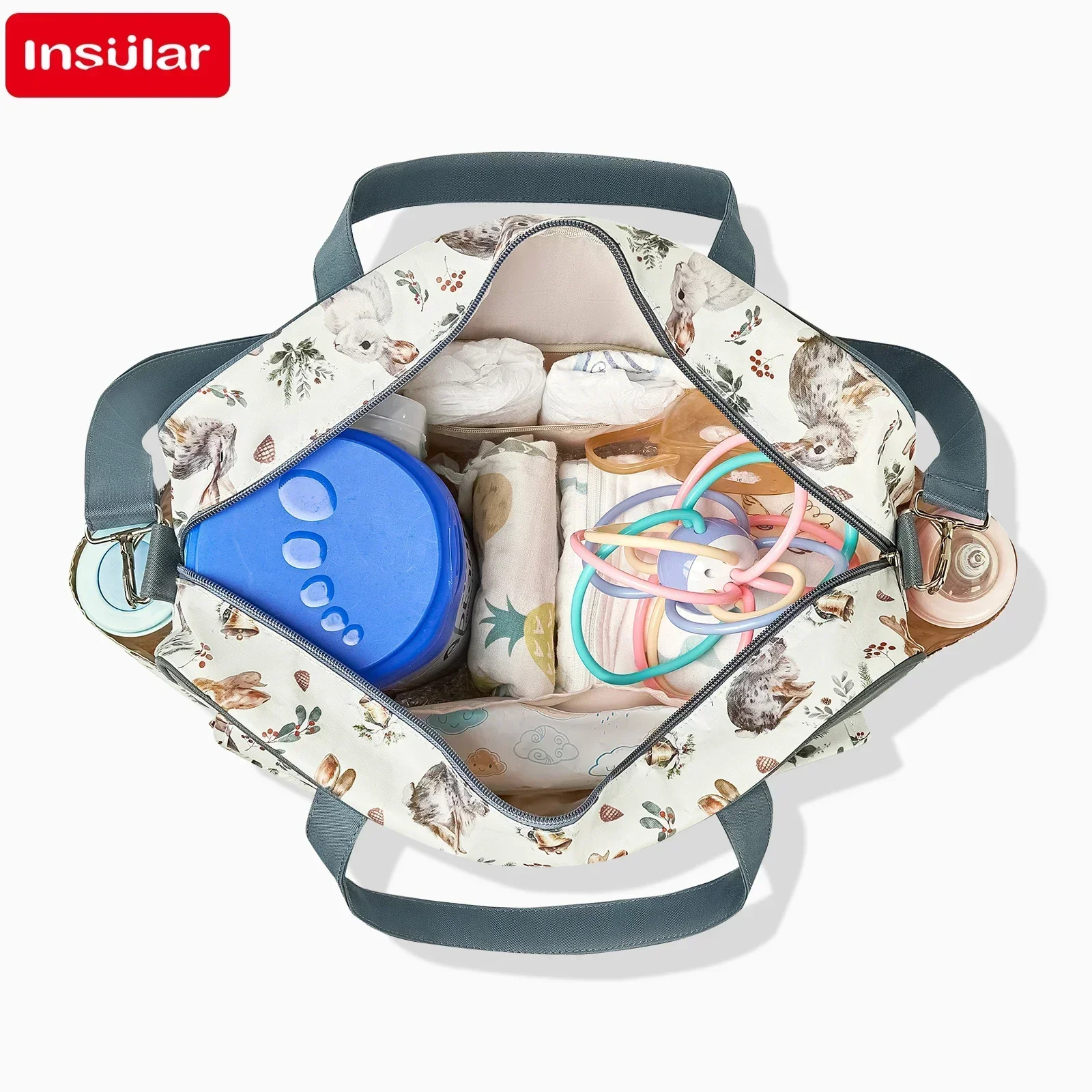 Bolsa maternity impermeable gran capacidad – Bandolera viaje bebé - imagen 5