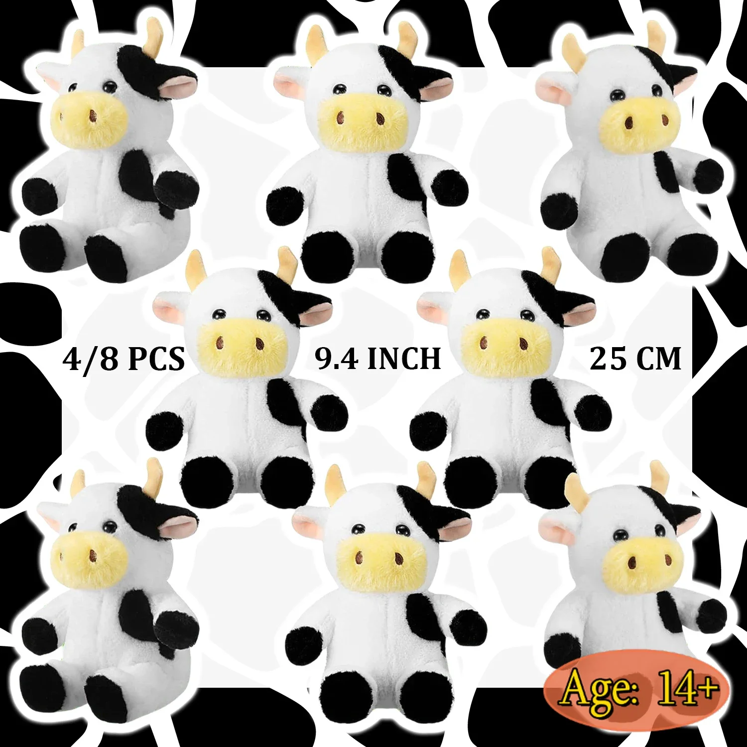 Peluche de vaca suave para bebé y niño – Juguete infantil - imagen 4