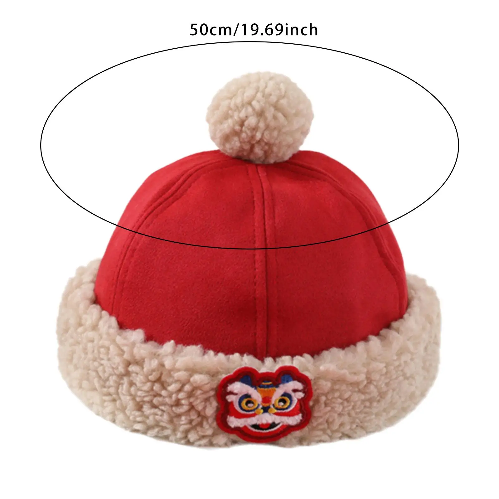 Baby Winter Hat Soft Comfortable Warm Fashion Cute New Year Decor Gift Landlord Hat for Kids Boys Girls Children Toddlers Infant