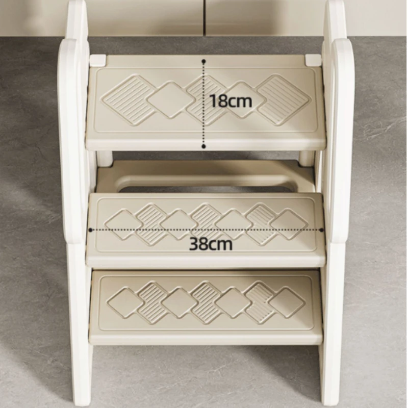 Taburete infantil plegable antideslizante altura ajustable baño - imagen 5