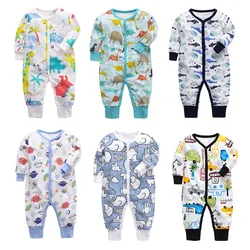 Mono para bebés de 0 a 24 meses, pelele para recién nacidos, traje de algodón para niños pequeños, ropa para bebés, mono, ropa para el hogar