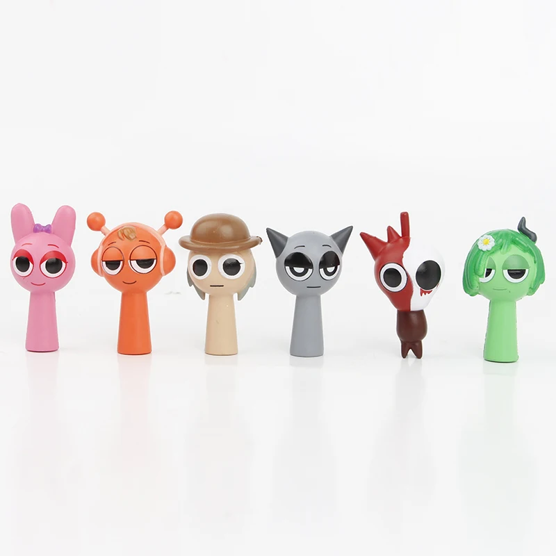 24 unids/set Mini Sprunki figura de acción juguete película de dibujos animados Sprunki Wenda modelo muñeca figuritas regalo para niños - imagen 2