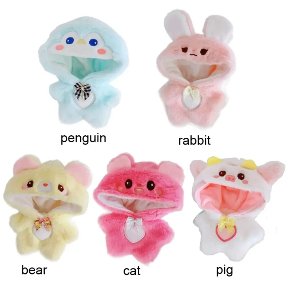 Set de ropa para muñecas con mono animal y traje peluche - imagen 4