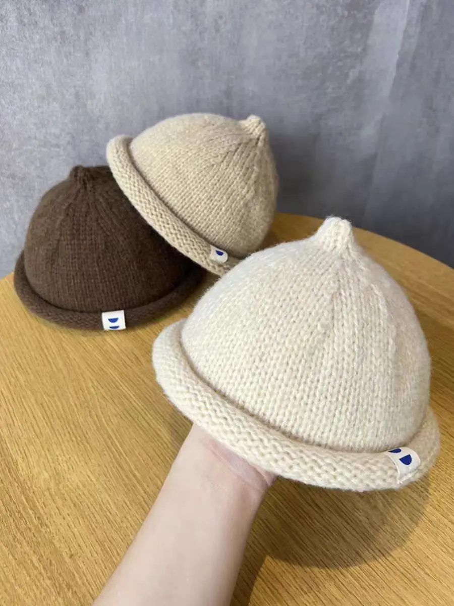 Gorro de melón para niños en clima frío
