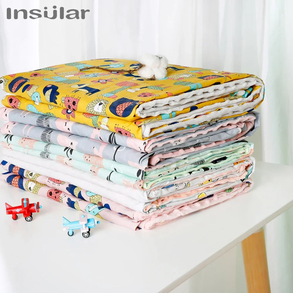 Mantas de algodón para bebé, mantas suaves para bebé, mantas para recién nacido, paño de baño, saco de dormir para bebé, cubierta para cochecito, alfombra de juego, Sábana para cama de bebé - imagen 4