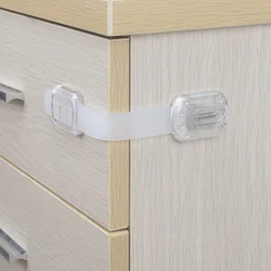 Cerraduras de seguridad para niños, 3 uds., para cajones, armarios, sin necesidad de perforar, cerradura a prueba de bebés, refrigerador, horno, inodoro