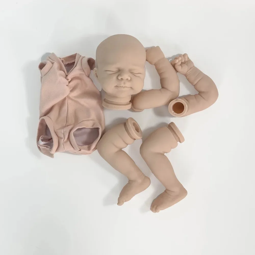 Pascale Reborn - Muñeca reborn 18 pulgadas cuerpo de tela sin pintar