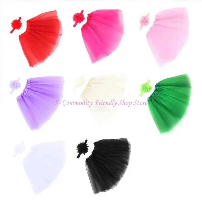 85ae Baby Costume Campo cabello y tutú falda recién nacidos ducha ducha ropa cosplay - imagen 4