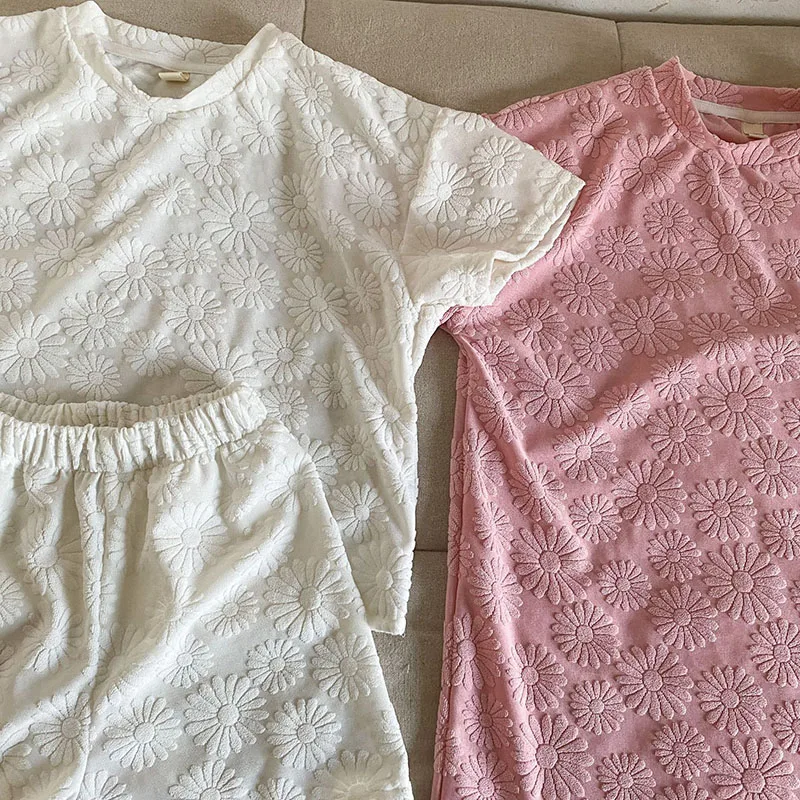 Conjunto de ropa de verano para niños y niñas, traje de Margarita, bonito vestido veraniego rosa para niñas, disfraz para hermano, hermana y hermana - imagen 4