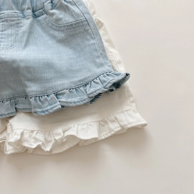 MILANCEL Pantalones cortos de algodón para niña – Cómodos y frescos - imagen 2