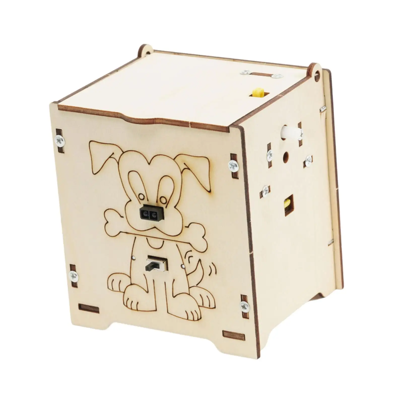 Smart Trash Bin DIY Kit Model Assemble Kits Trash Can for Kids Child Crafts