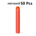 50 Pcs-red round