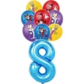17pcs balloons 8