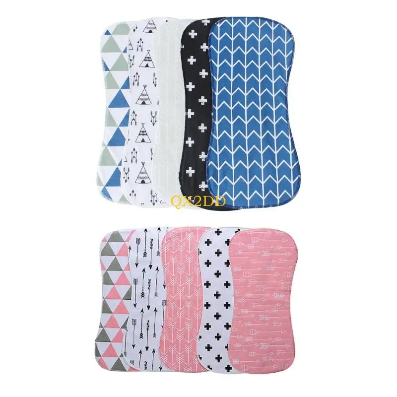 Babero bandana de algodón absorbente – Suave y reutilizable para bebé - imagen 5