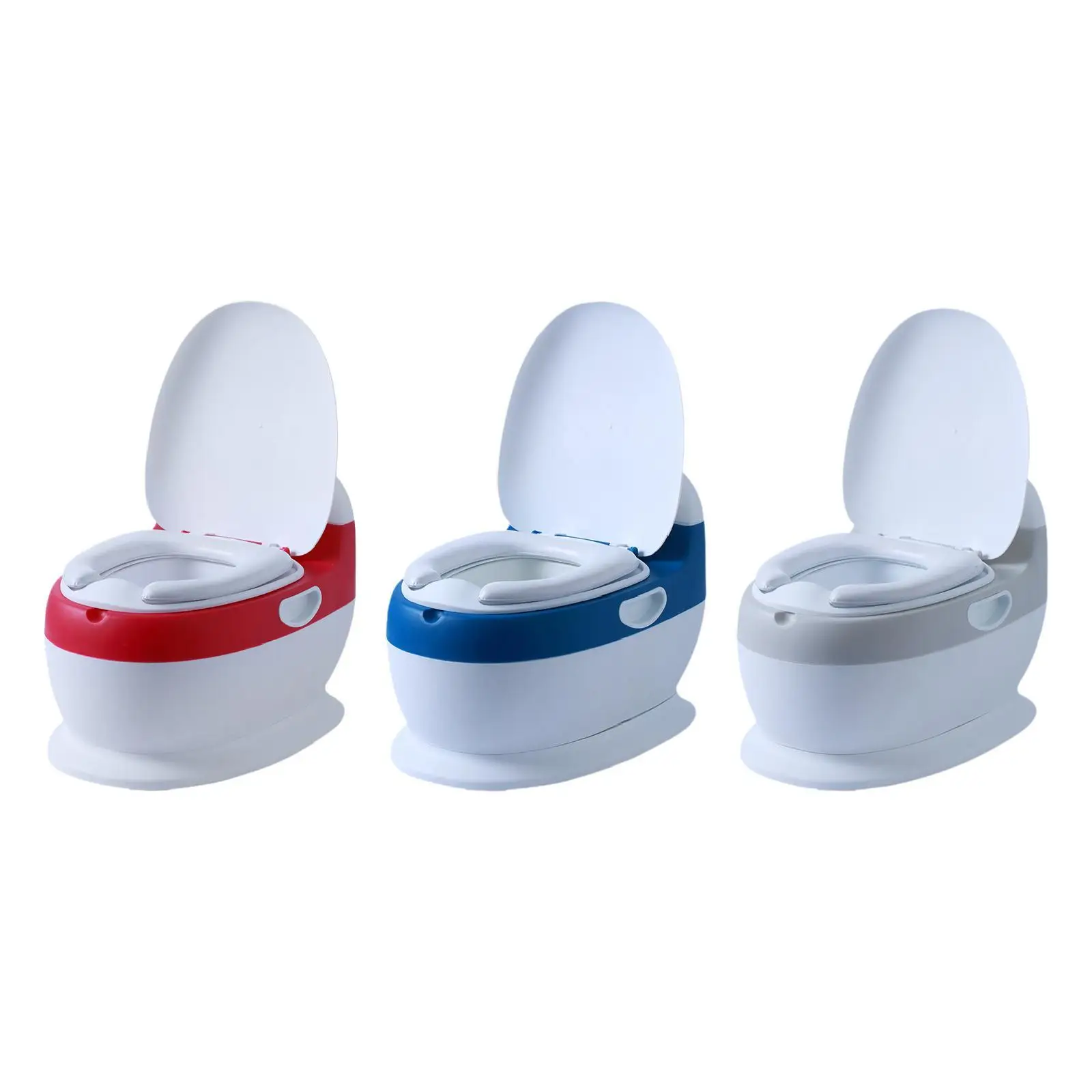 Inodoro infantil compacto con asiento cómodo para niños y niñas