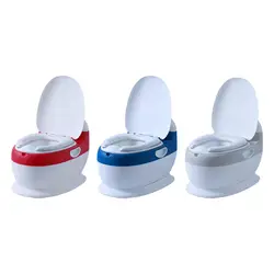 Inodoro infantil compacto con asiento cómodo para niños y niñas