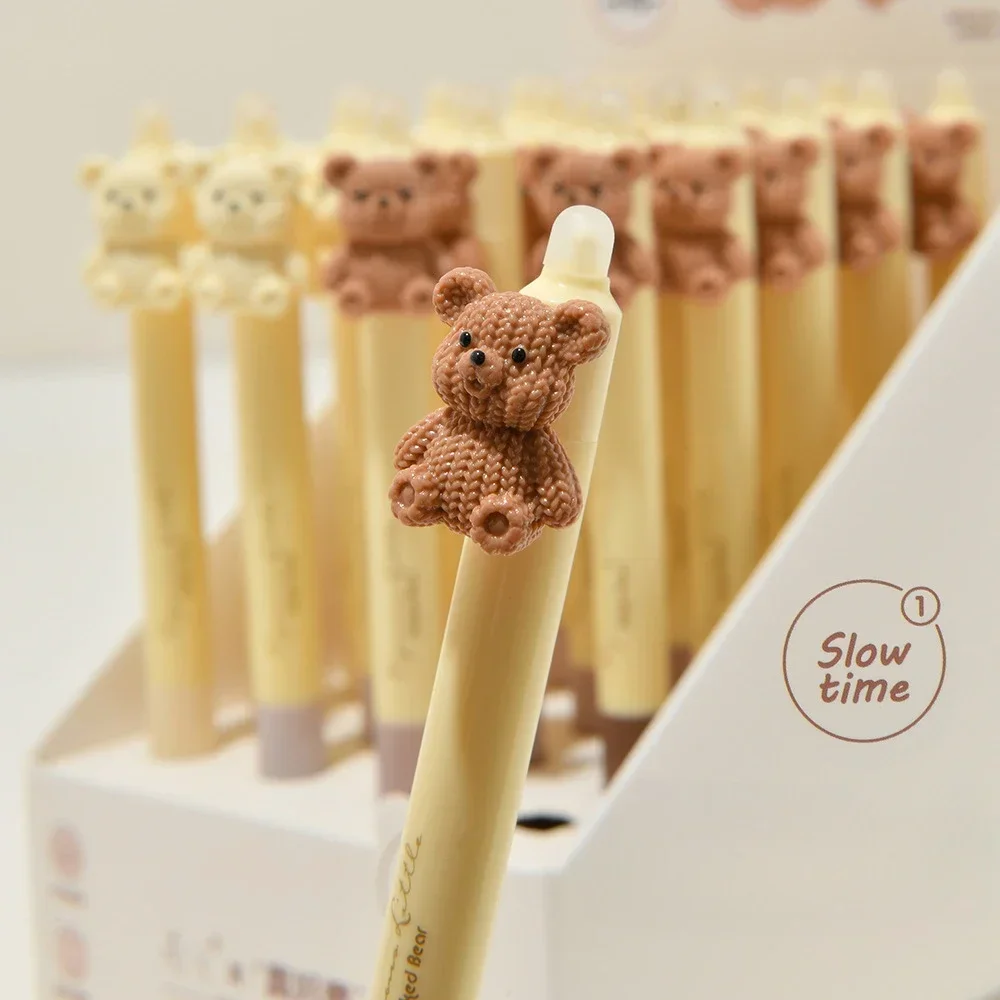 Bolígrafo de Gel bonito de 4 piezas, prensa creativa para niñas, regalo de oficina, suministros escolares, papelería, bolígrafos divertidos Kawaii, juego de bolígrafos de Gel para volver a la escuela - imagen 3