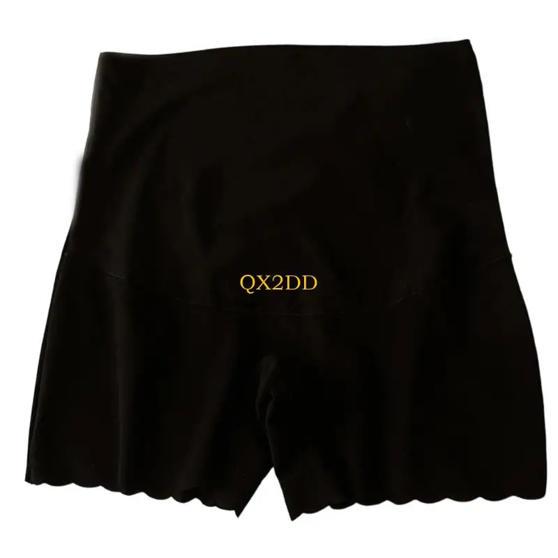 QX2D Ropa interior maternidad sin costuras, cintura flexible para comodidad diaria y soporte para vientre - imagen 5