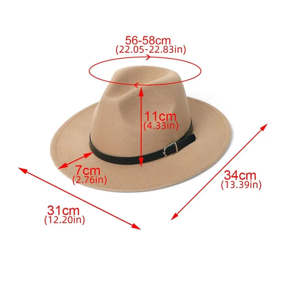 Sombrero fedora infantil clásico británico de ala ancha en fieltro - imagen 5