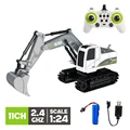 White excavator