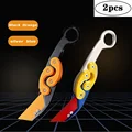 2PCS-Orange Silver
