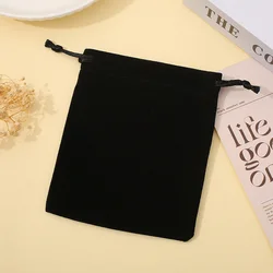 Bolsas terciopelo negro regalos para bebé