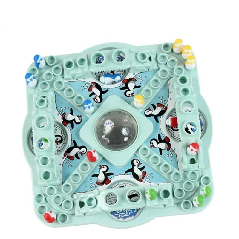 Pingüino, ajedrez volador, ajedrez saltador, dados súper grandes, juguetes educativos interactivos para padres e hijos, juegos de mesa para niños, juegos de fiesta, regalo - imagen 4