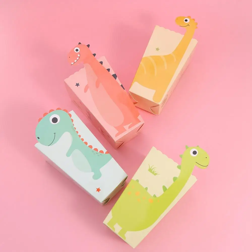 Cajas de dinosaurios de dibujos animados para niños, decoración de fiesta de cumpleaños, 12 piezas - imagen 2