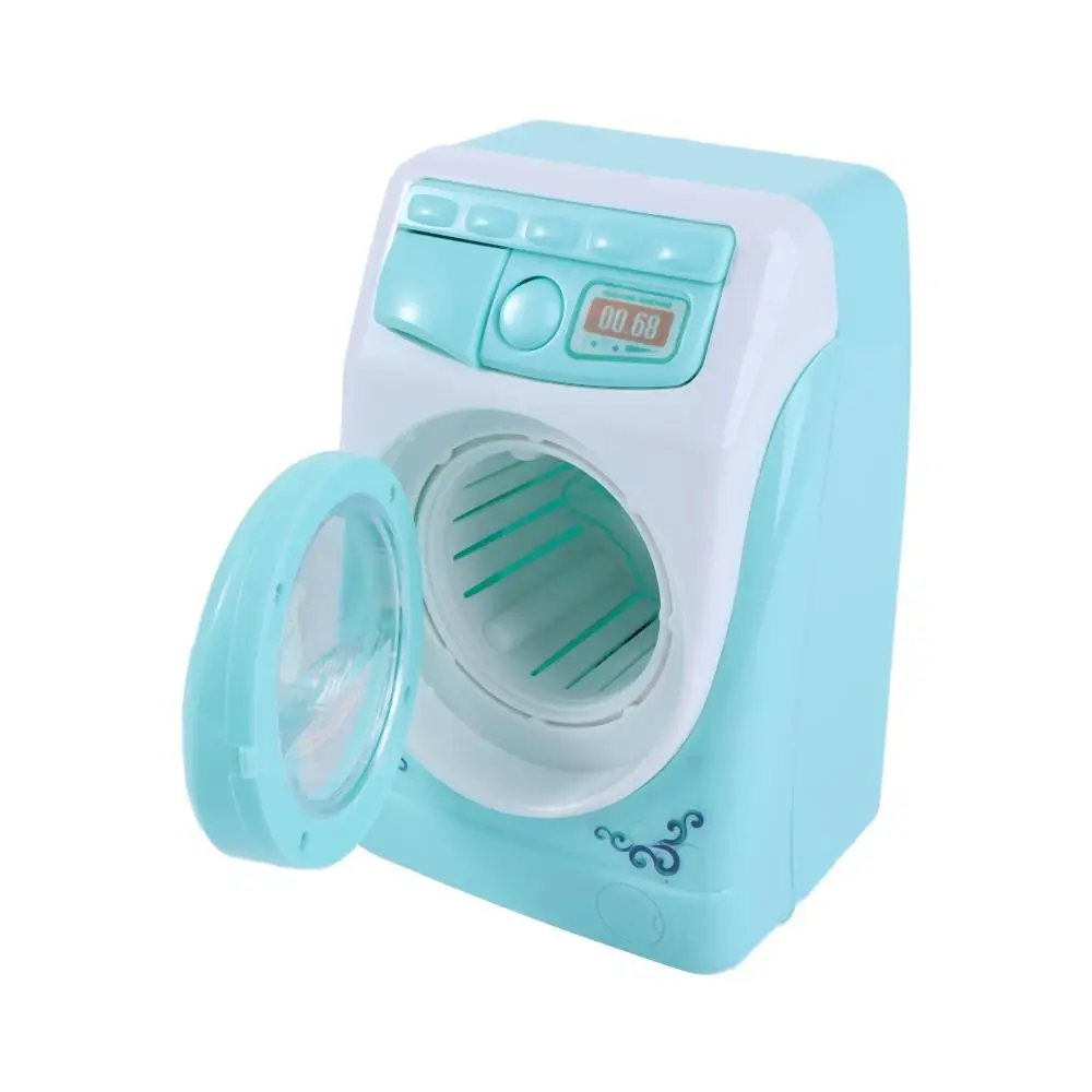 Mini lavadora eléctrica de juguete con agua – Juego de simulación infantil - imagen 2