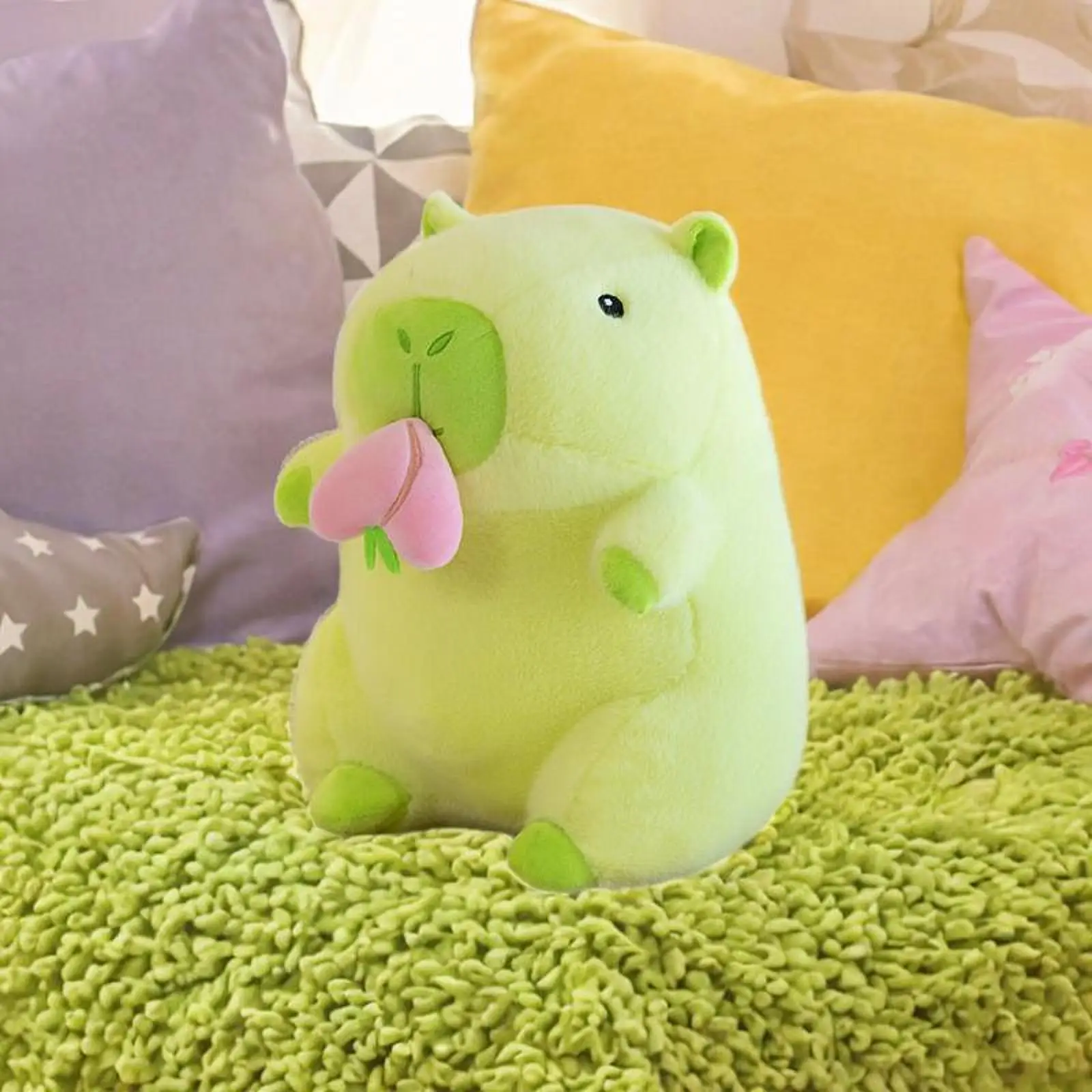 Cute Capybara Stuffed Animal Collectible Soft Kids Room Decor Stuffed Animals
