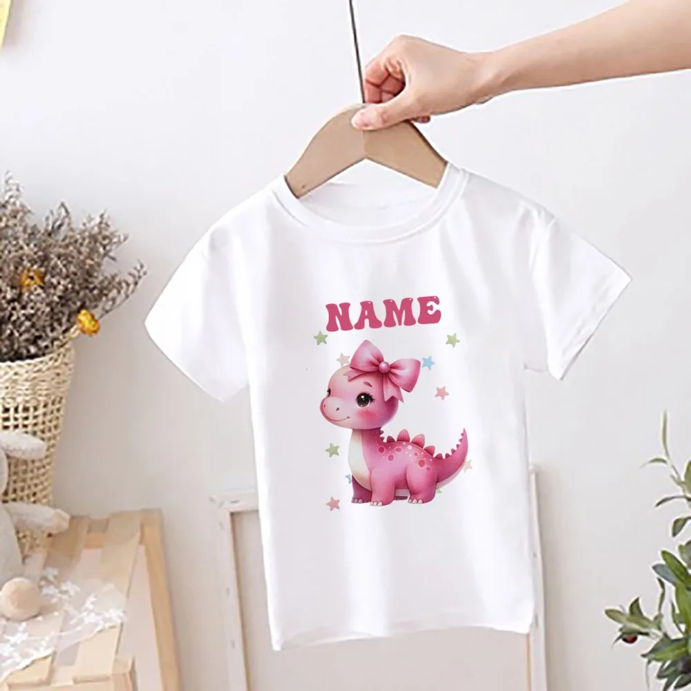 Camiseta unicornio personalizada para niña – Manga corta de verano - imagen 4