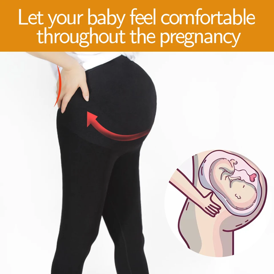 Mallas de maternidad cintura alta moldeadoras para embarazadas - imagen 4