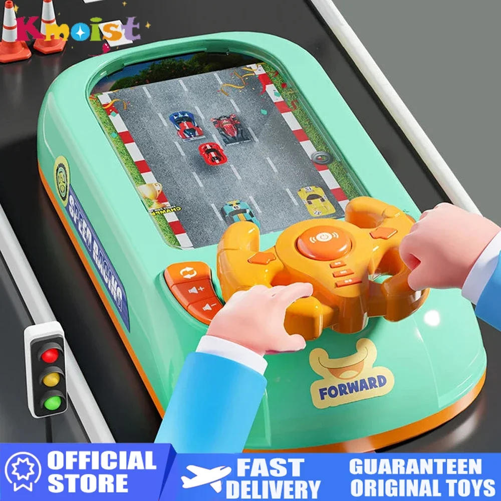 Volante infantil simulador de conducción realista para niños - imagen 2