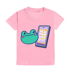 Camiseta de algodón manga corta para niño con estampado divertido