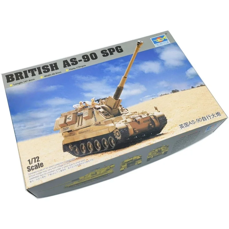 Trumpeter AS-90 Maqueta de tanque militar británico - imagen 2