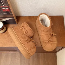 Botines de nieve para niña – Forro polar suave y suela antideslizante