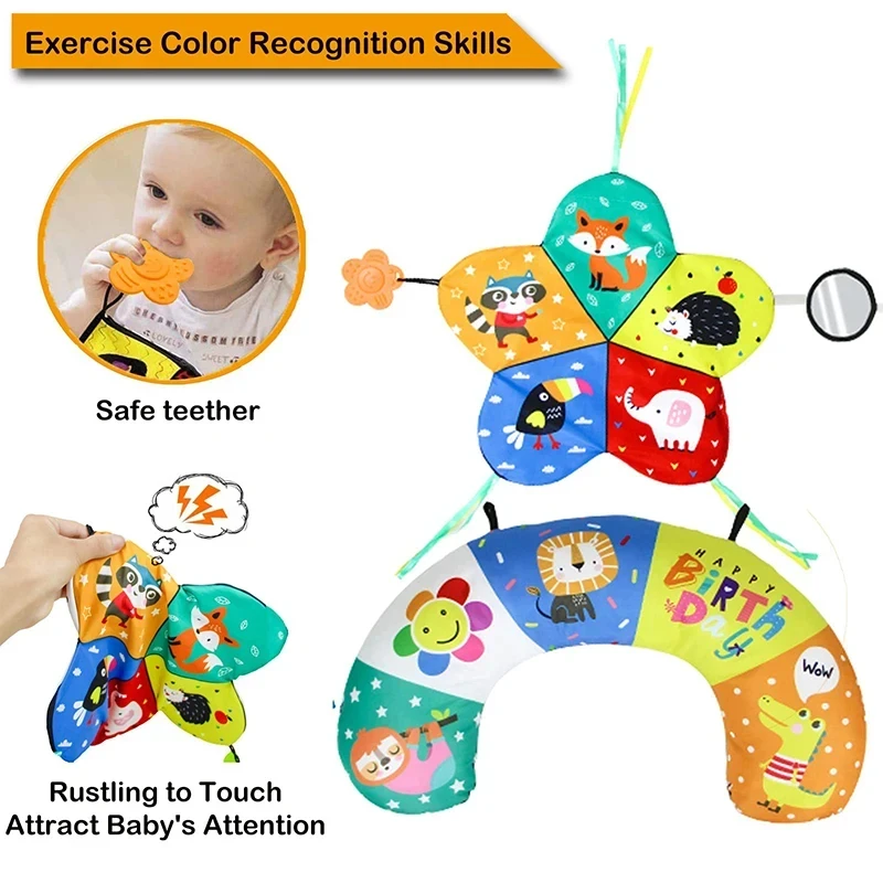 Juguetes Montessori de alto contraste para bebe 0 a 18 meses - imagen 3