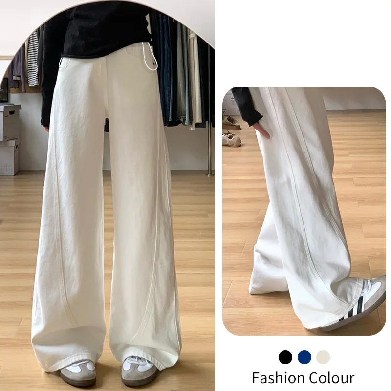 Pantalones maternity con soporte de vientre – Cintura alta elástica - imagen 3