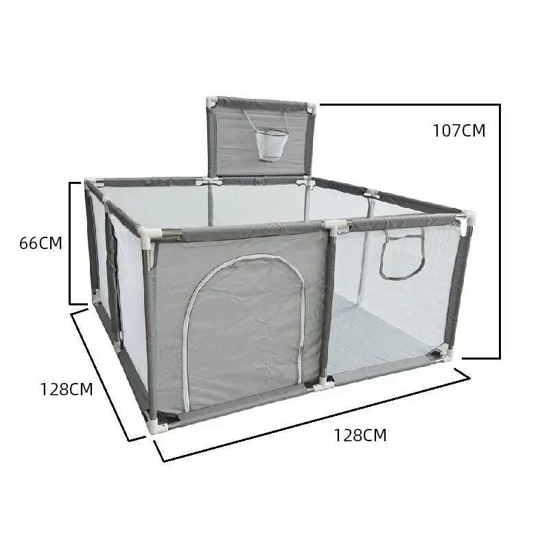 Parque de juegos cuadrado para bebés, barreras de actividades infantiles, parque infantil, parque infantil, parque infantil, parque infantil, valla de seguridad corralito para bebés - imagen 3