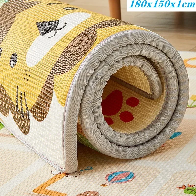 Alfombra de juegos ecológica plegable para bebés - imagen 3