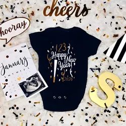 Mi primer año nuevo, Body para bebé, pelele infantil, mono de manga larga para niño pequeño, ropa para niños y niñas, Newbron Holi