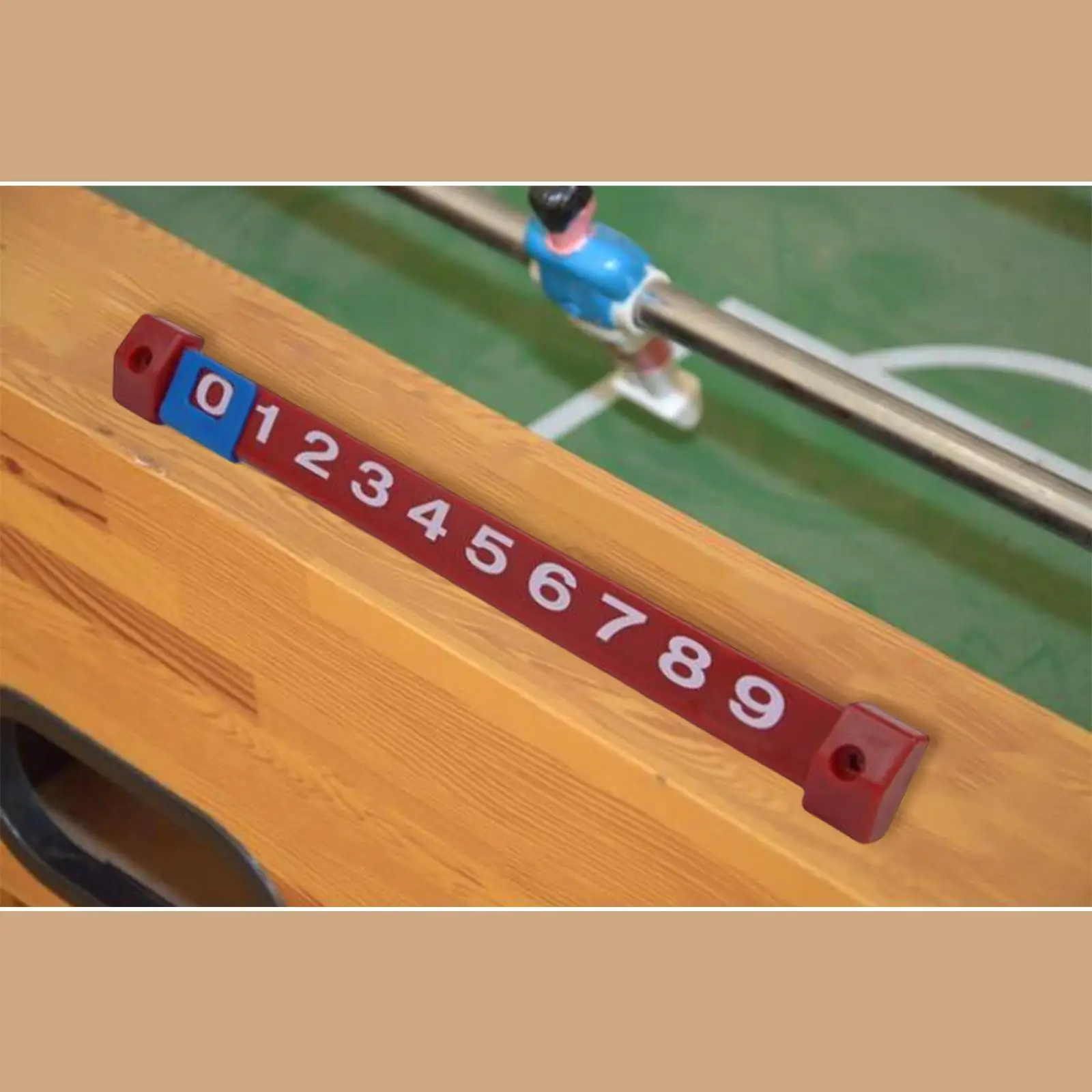 5X Foosball Scoreboard Universal Portable 10 Numbers Table Football Counter Red