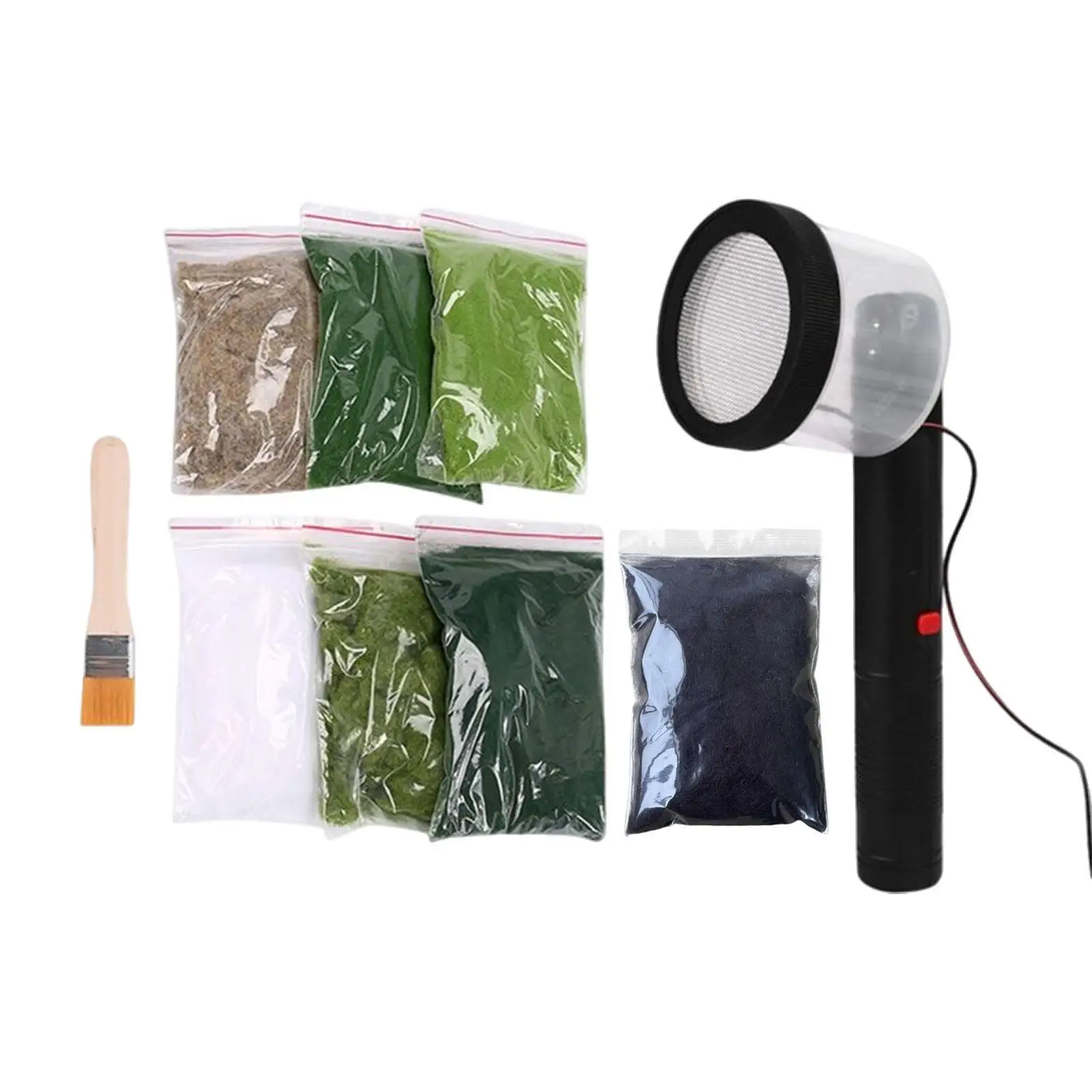 Static Grass Applicator for Miniature Scene Model Lawn Railway Terrain